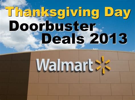 walmart thanksgiving day deals